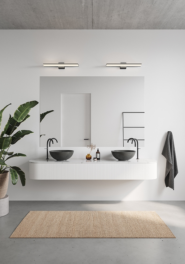 Tinia 60 wandlamp, zwart